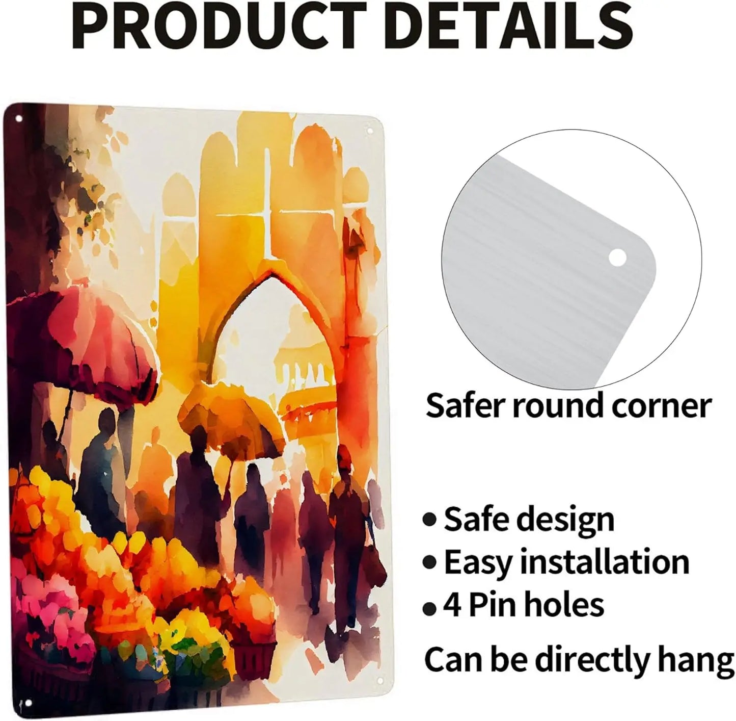 Clear Picture Flower Metal Poster Aluminum Wall Art