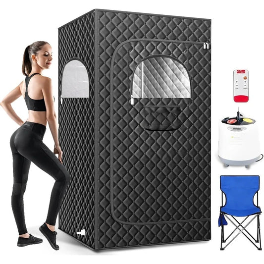 Hign-concerned Portable Steam Sauna Tent Home Personal Spa