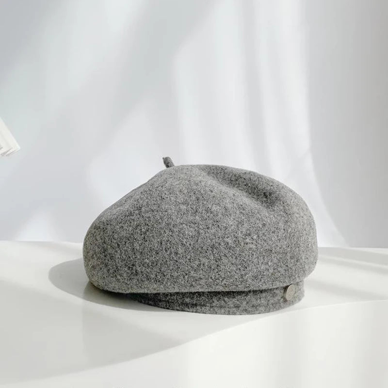 Women's French Art Retro Wool Beret Hat Autumn Winter