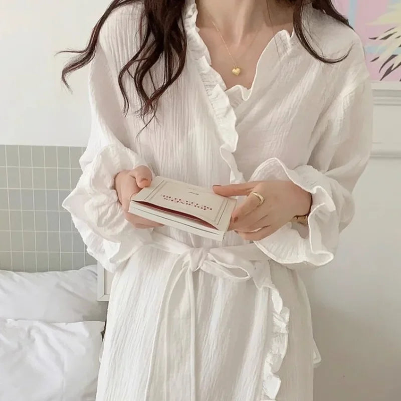 Womens Lightweight Summer Robe For Home Wear Comfort