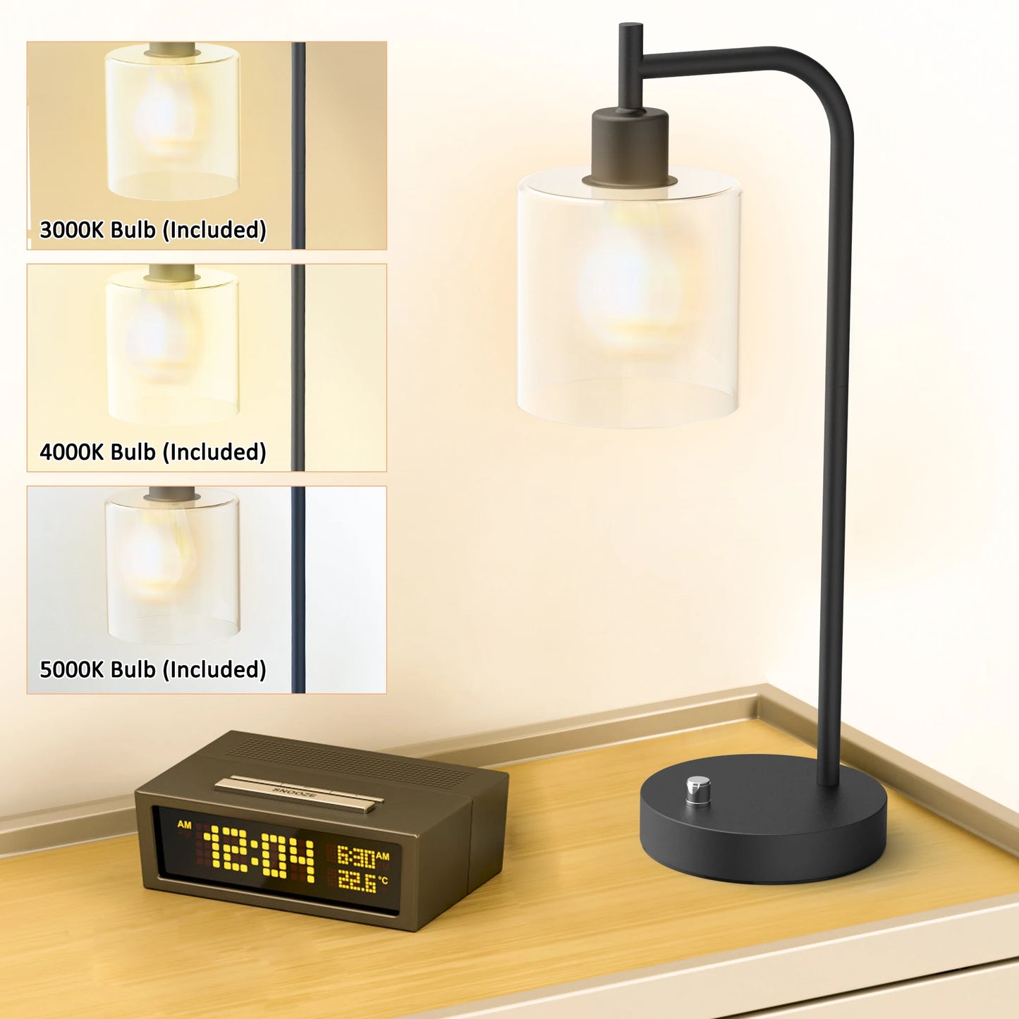 Hign-concerned Chemical Desk Lamp With USB Ports Set of 2