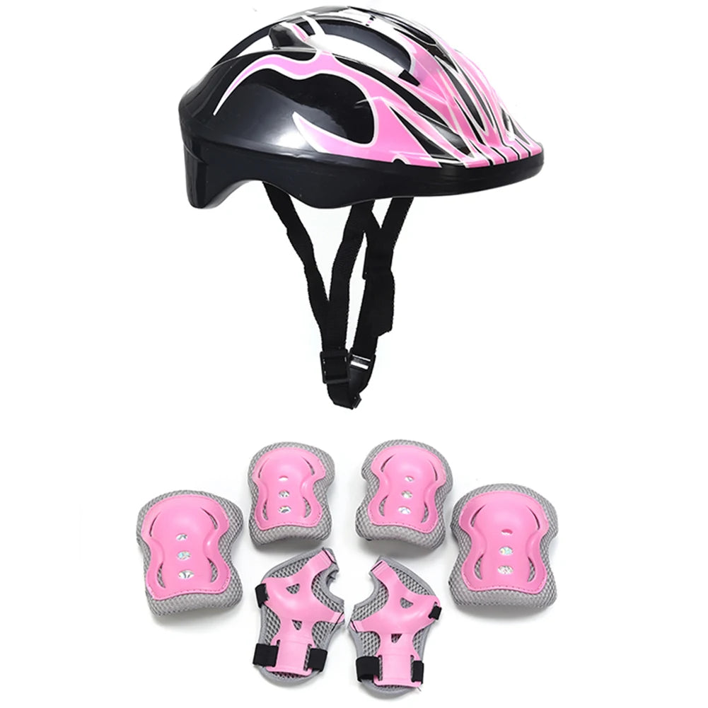 VKTECH Kids Bike Helmet And Protective Gear Set For Bicycle