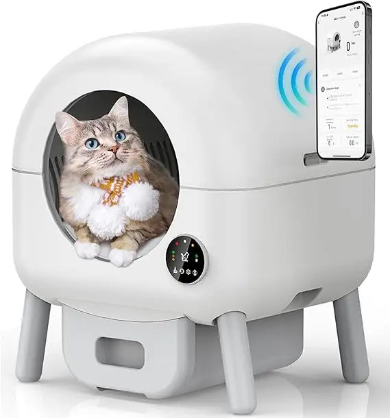 Hangzhou Huanyu Technology CoLtd 103L Automatic Self Cleaning Litter Box