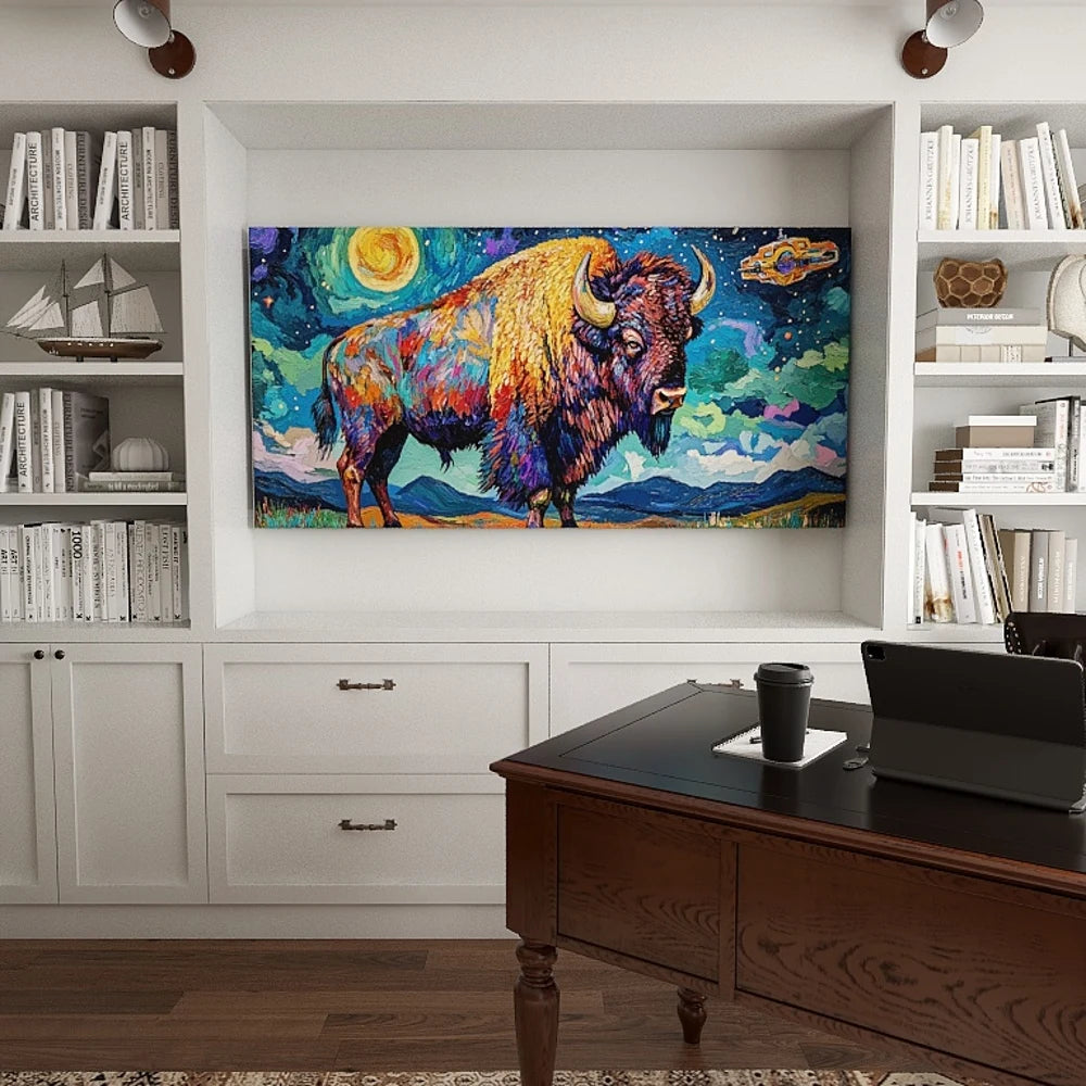 Hign Concerned Canvas Wall Art Pine Wood Frame Gift