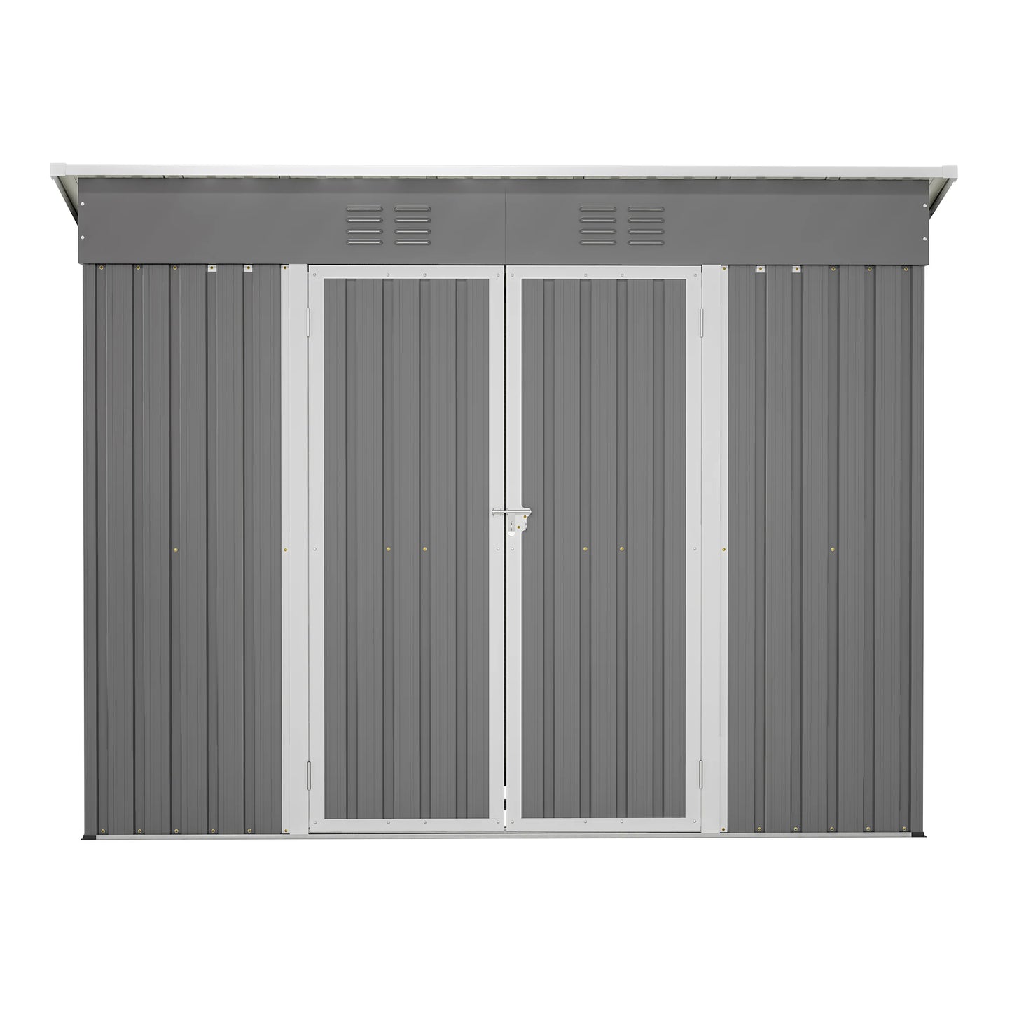 LZBEITEM Outdoor Storage Shed With Lockable Door And Vents