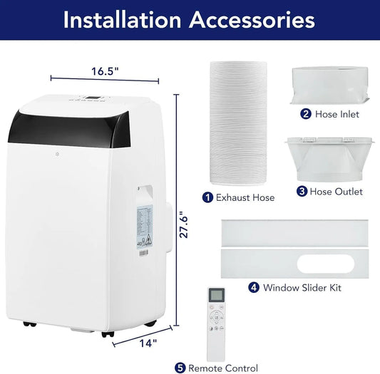 Acekool 12000 BTU Portable Air Conditioner With Dehumidifier
