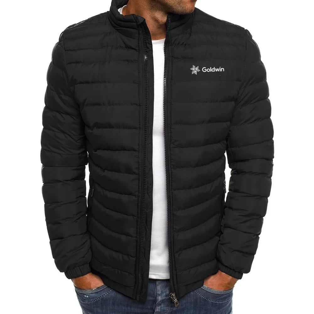 CN Hunan Jiangxi Mens Zippered Winter Jacket Outerwear