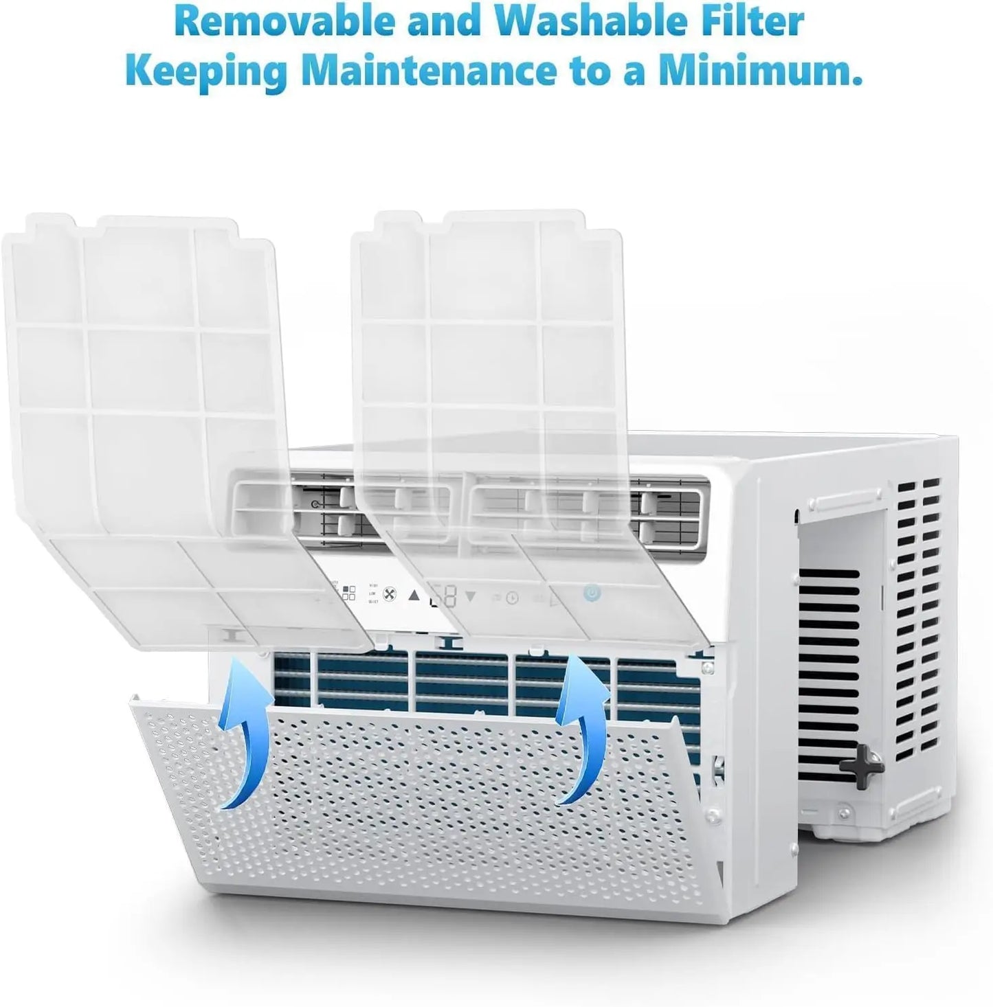 12000 BTU U Shaped Window Air Conditioner For Large Rooms