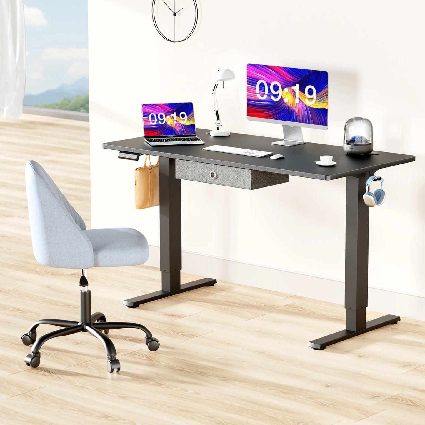 JHK Electric Standing Desk Height Adjustable Ergonomic Computer Desk