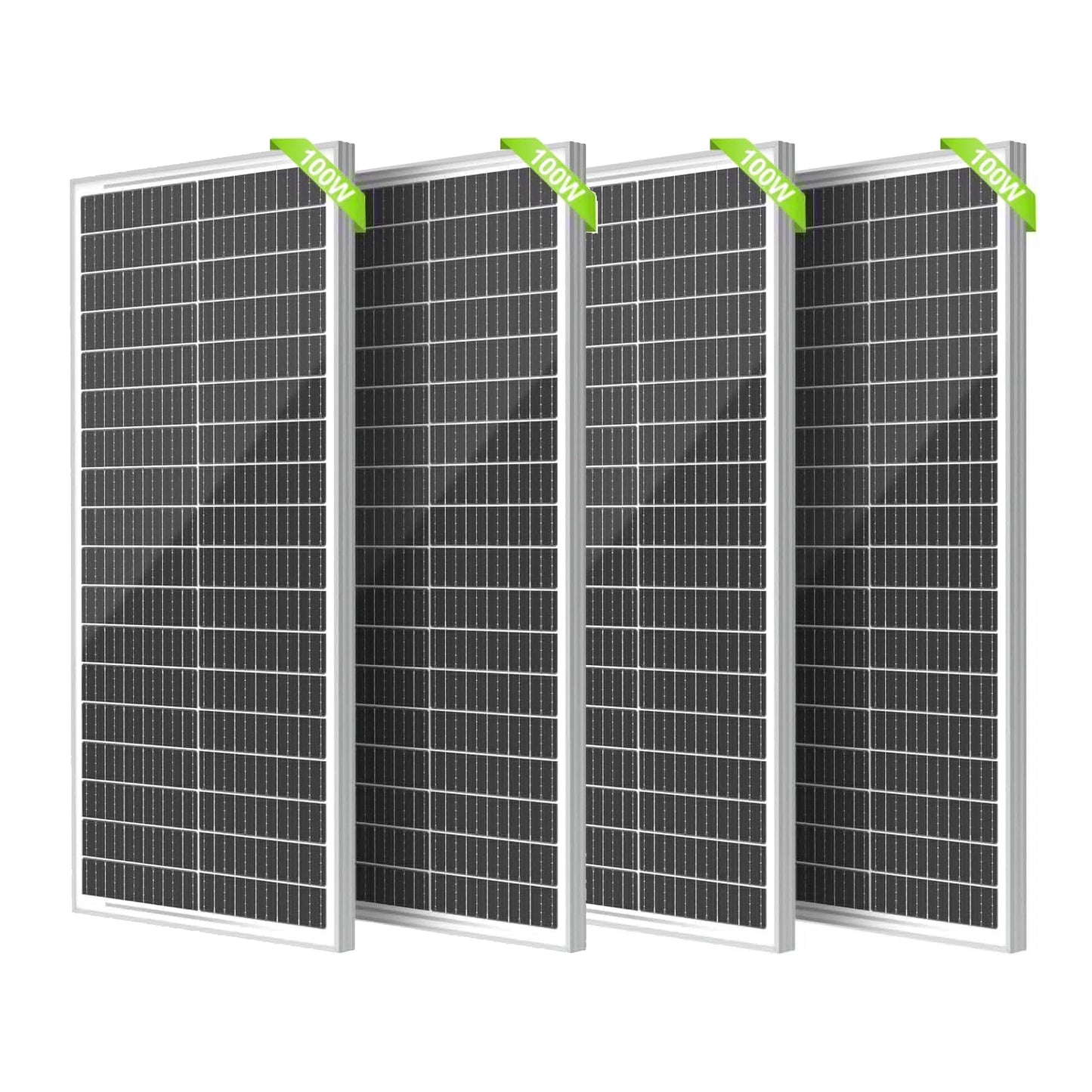 Rvpozwer 100W 12V Monocrystalline Solar Panel For Roof Mount