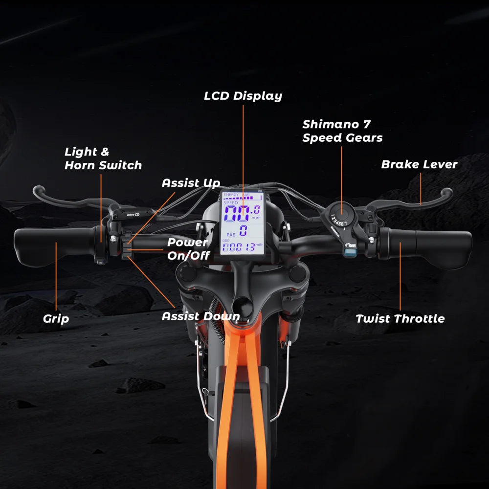 Moobelo B8 Electric Bike 1500W Motor 80 Miles Range