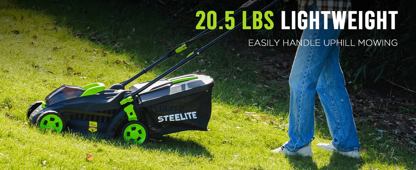 Deli 2in1 Cordless Electric Lawn Mower With 21V Battery