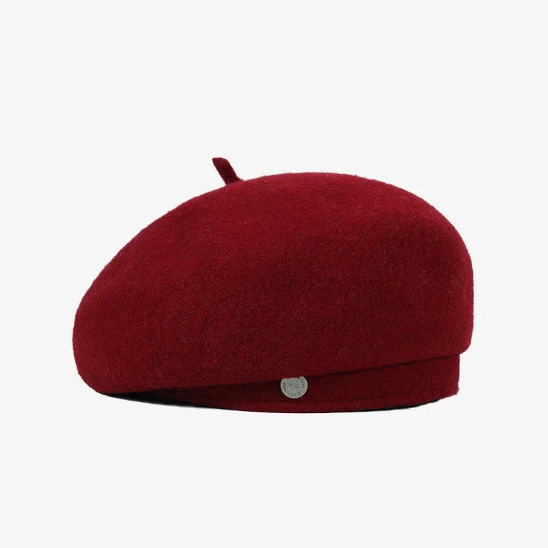 Women's French Art Retro Wool Beret Hat Autumn Winter