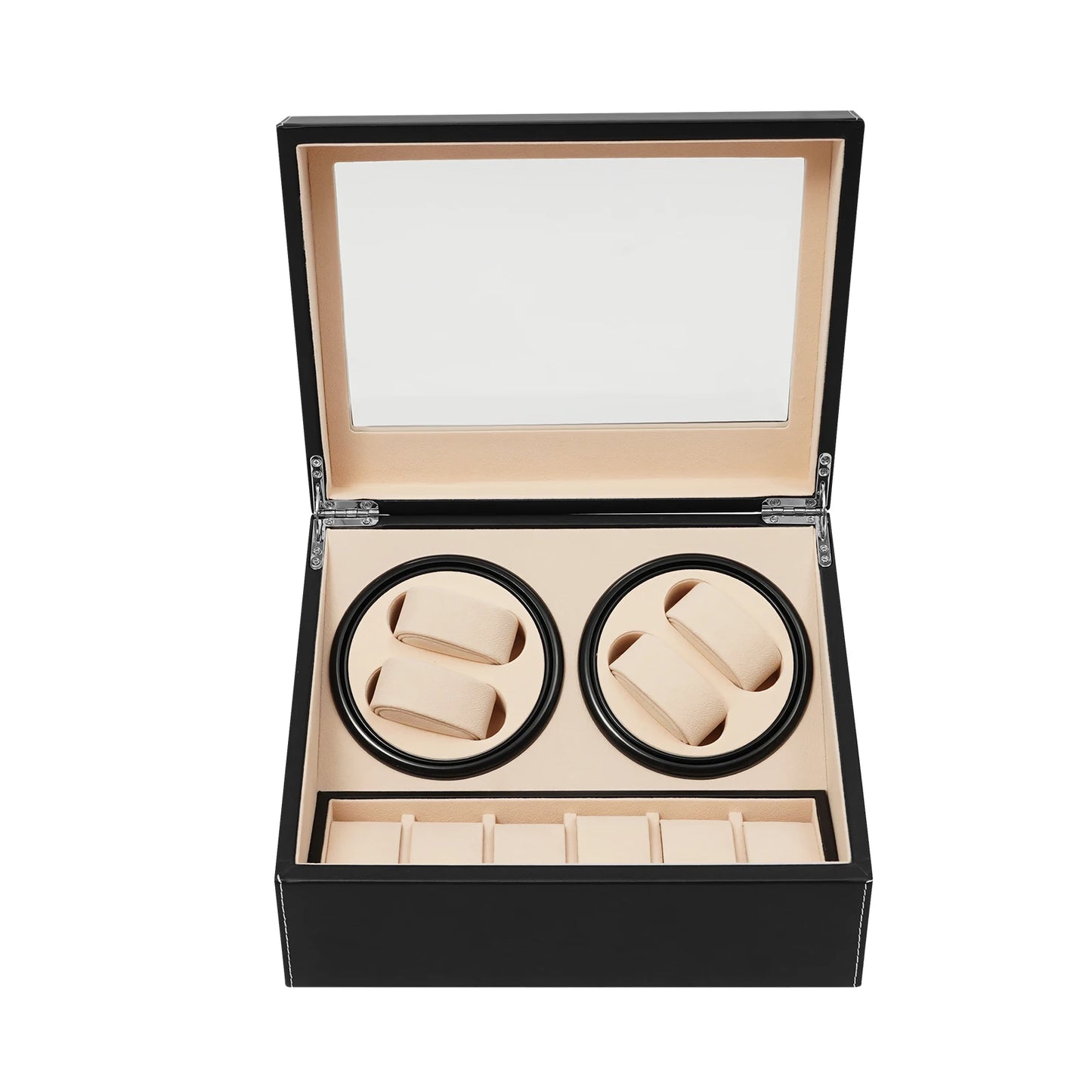 Watch Winder Automatic Rotation Velvet Display Box