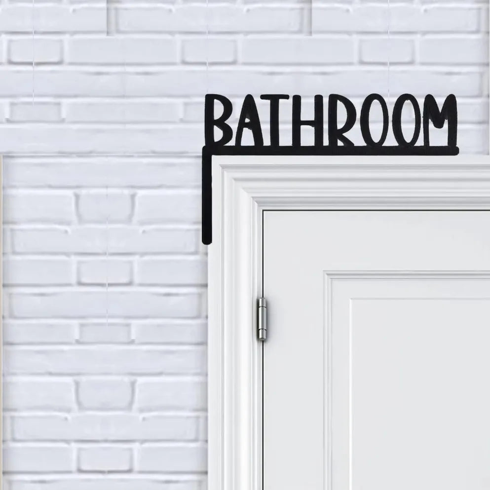 HELLOYOUNG Wall Mounted Bathroom Sign Letter And Number