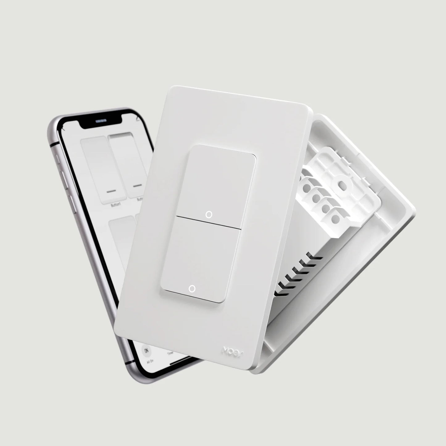 MOES Tuya WiFi Smart Light Switch US Single Pole Neutral