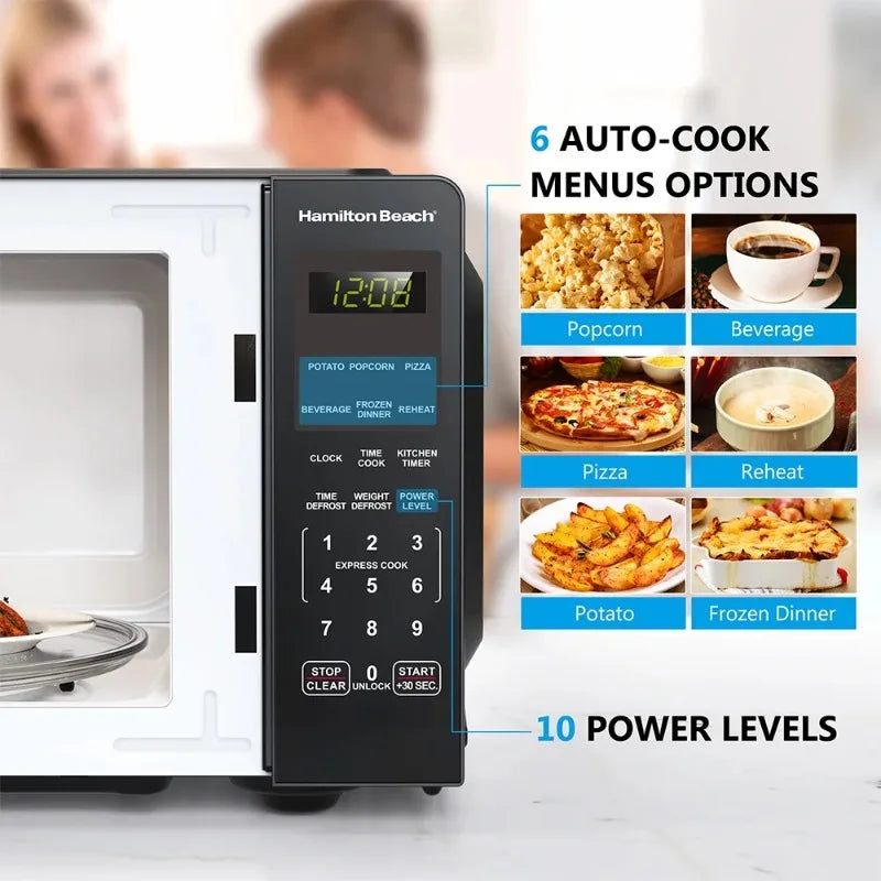 HAOYUNMAC Hamilton Beach 900W Countertop Microwave Oven