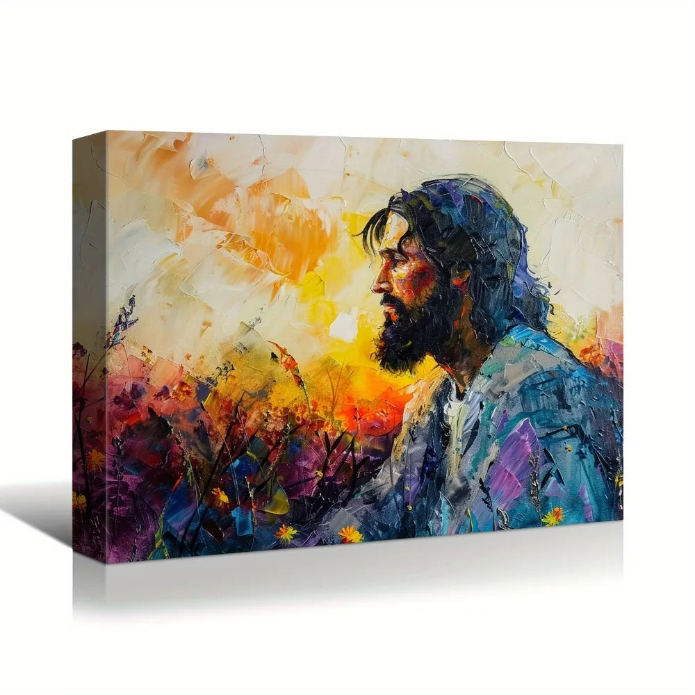 Hign-concerned Pine Frame Canvas Art For Living Room Decor