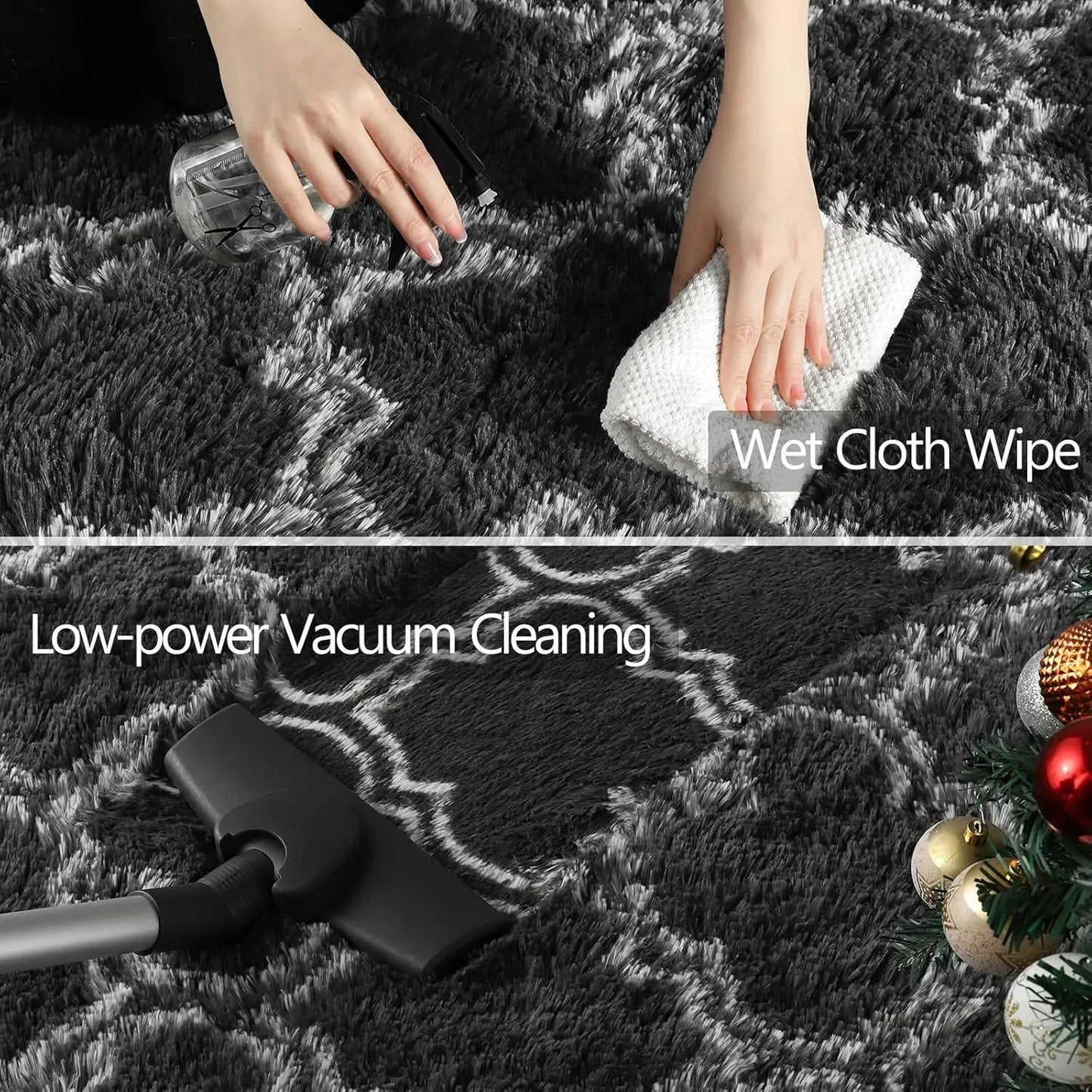 Design Large Shag Area Rug For Bedroom Living Room Decor