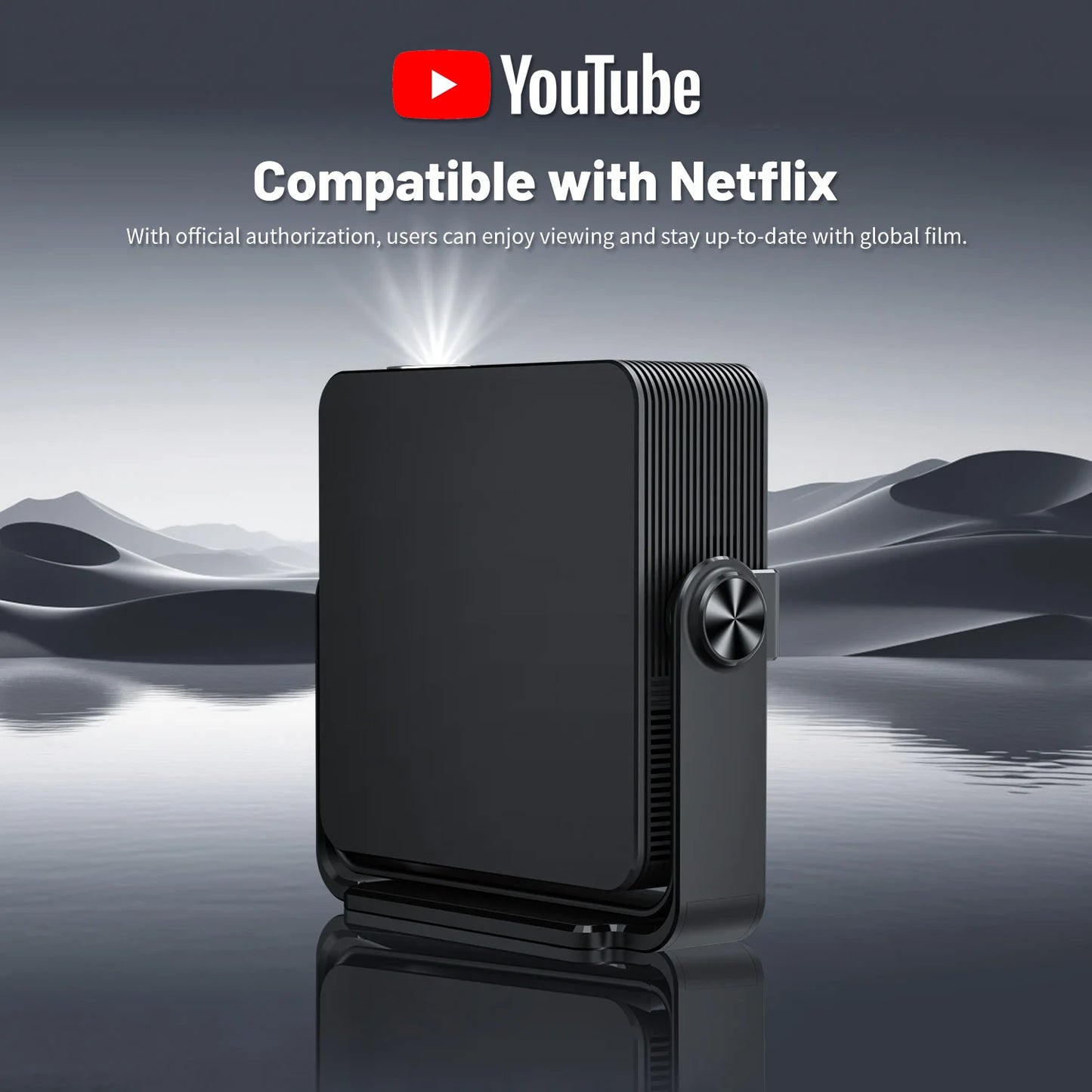 Xnano 4K Portable Projector Android 13 Auto Focus Dual WiFi 6 Smart