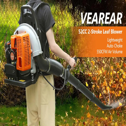 Micborve Leaf Blower Backpack Two Stroke Gasoline Engine