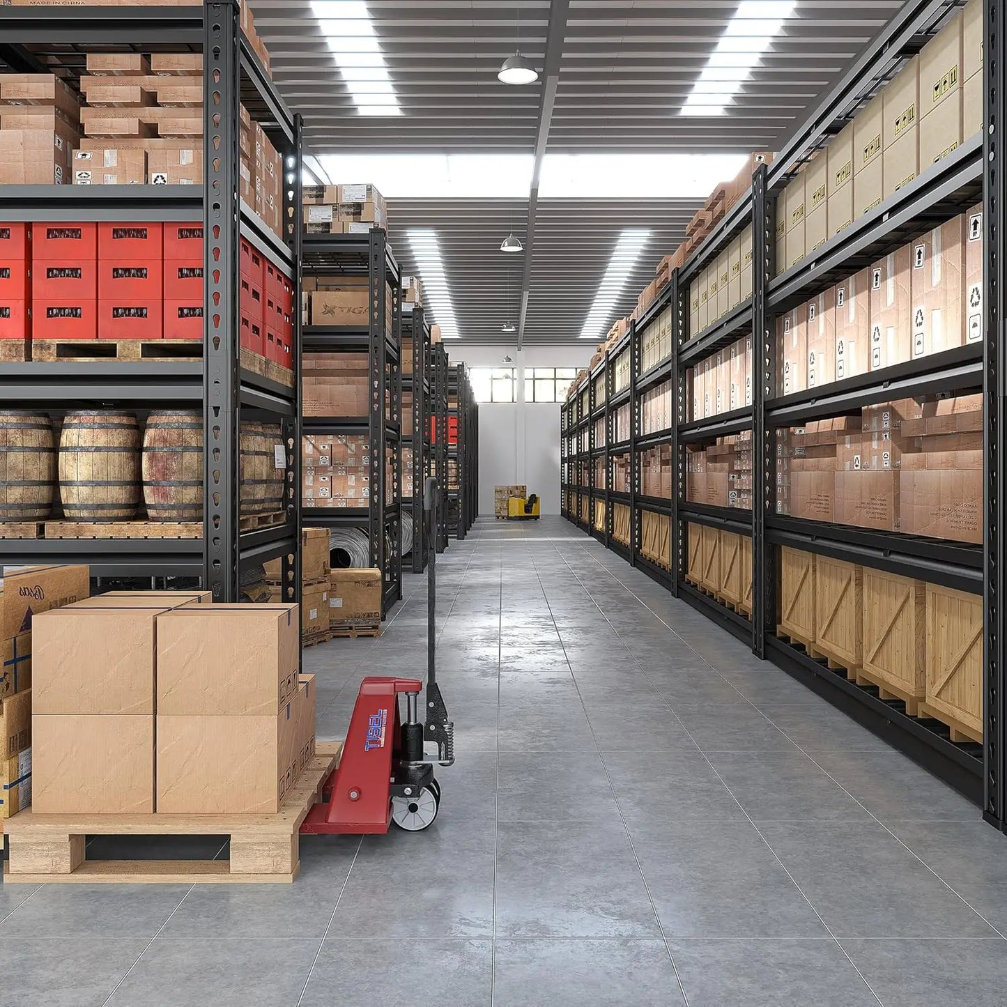 Heavy Duty Metal Garage Storage Shelving Unit Five Tier 3000Lbs