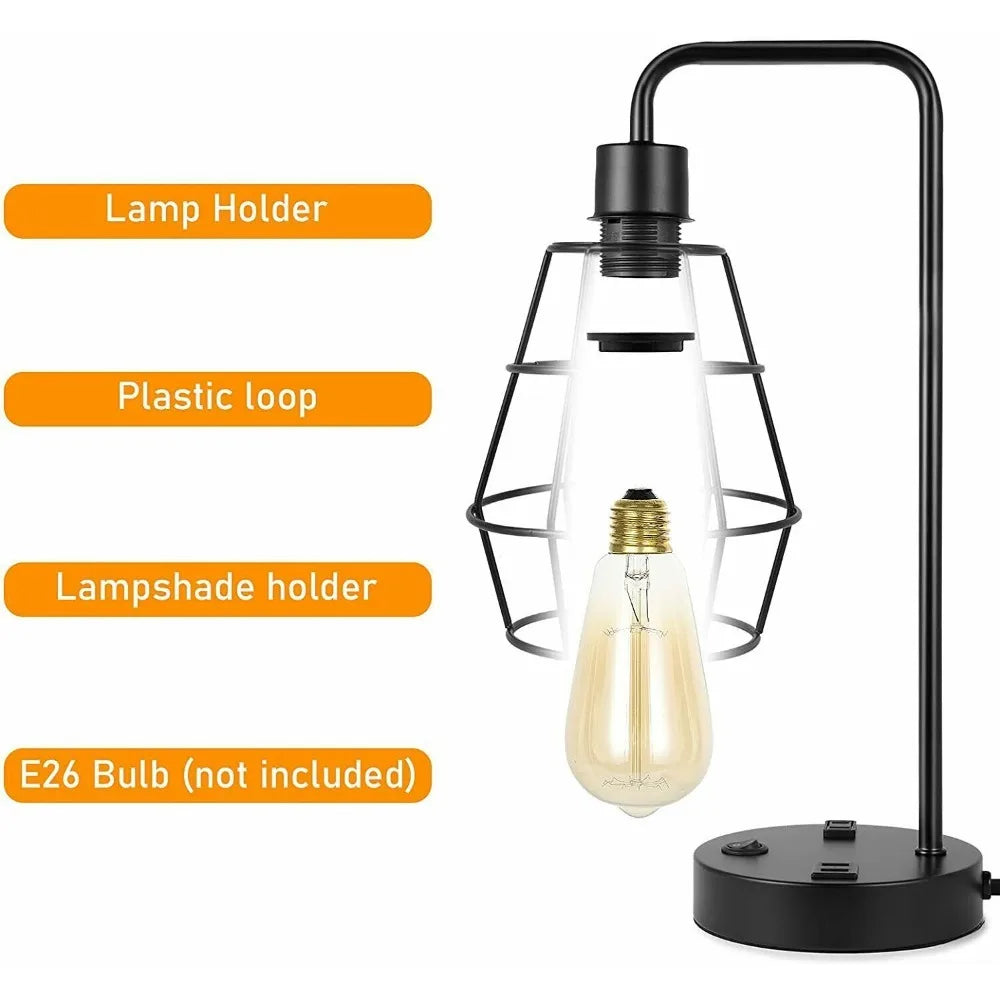 Living Room Table Lamp Set Of 2 Nightstand Lamps Bundle