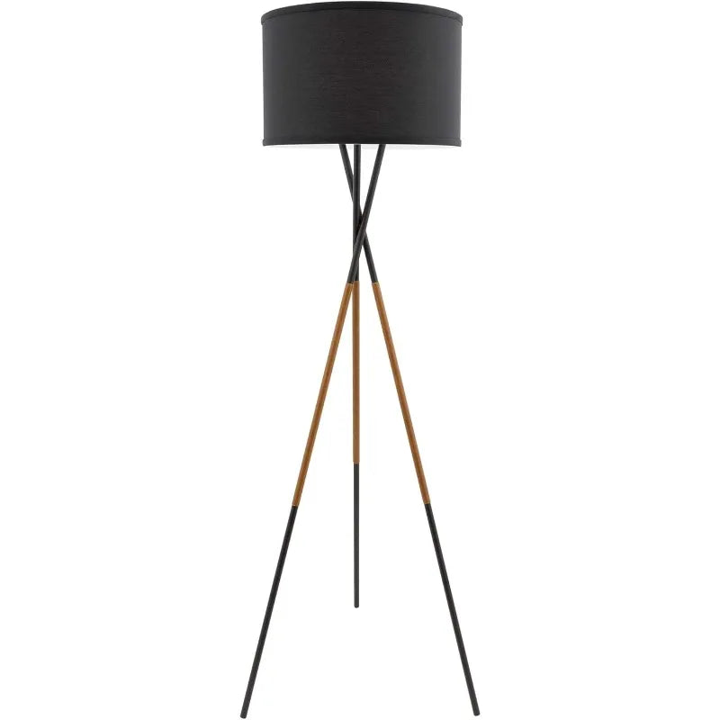 Kira Home Sadie Mid Century Tripod LED Floor Lamp Accent