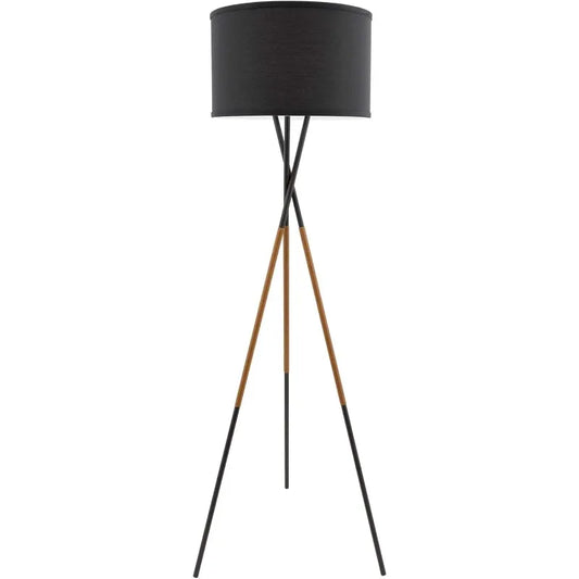 Kira Home Sadie Mid Century Tripod LED Floor Lamp Accent