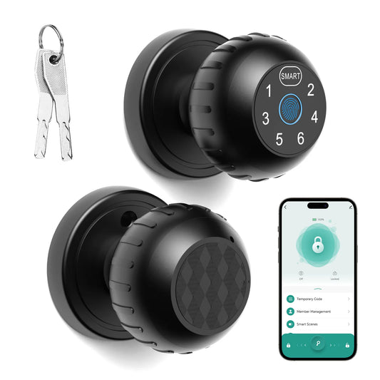 Viladepot Biometric Smart Lock With App Control And Keypad