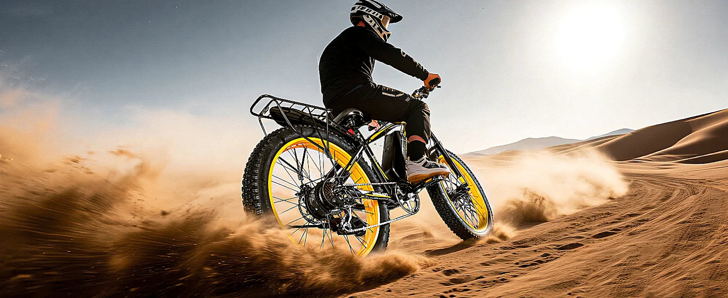 EOEOTWOC 1500W Electric Fat Tire Ebike 34MPH Mountain Bike