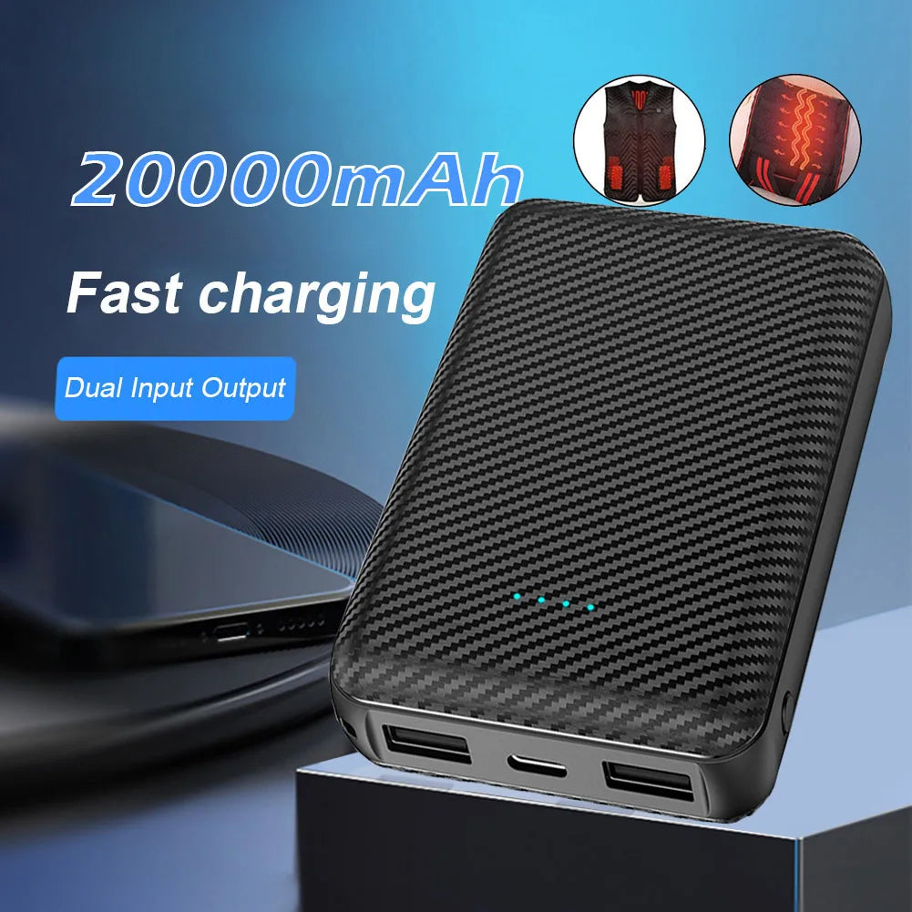 MCDVGear 20000mAh Power Bank Heated Vest Jacket Charger