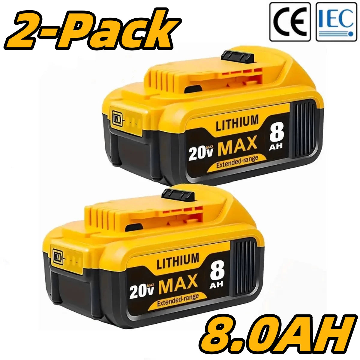 Blawhi 20V Li-Ion Replacement Battery For Dewalt Tools