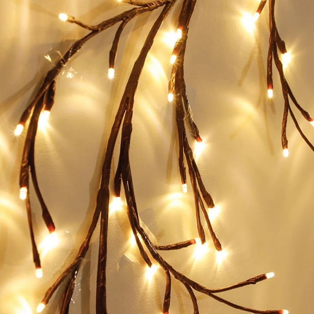 WELPUR 96LED Solar Outdoor String Lights Tree And Vine