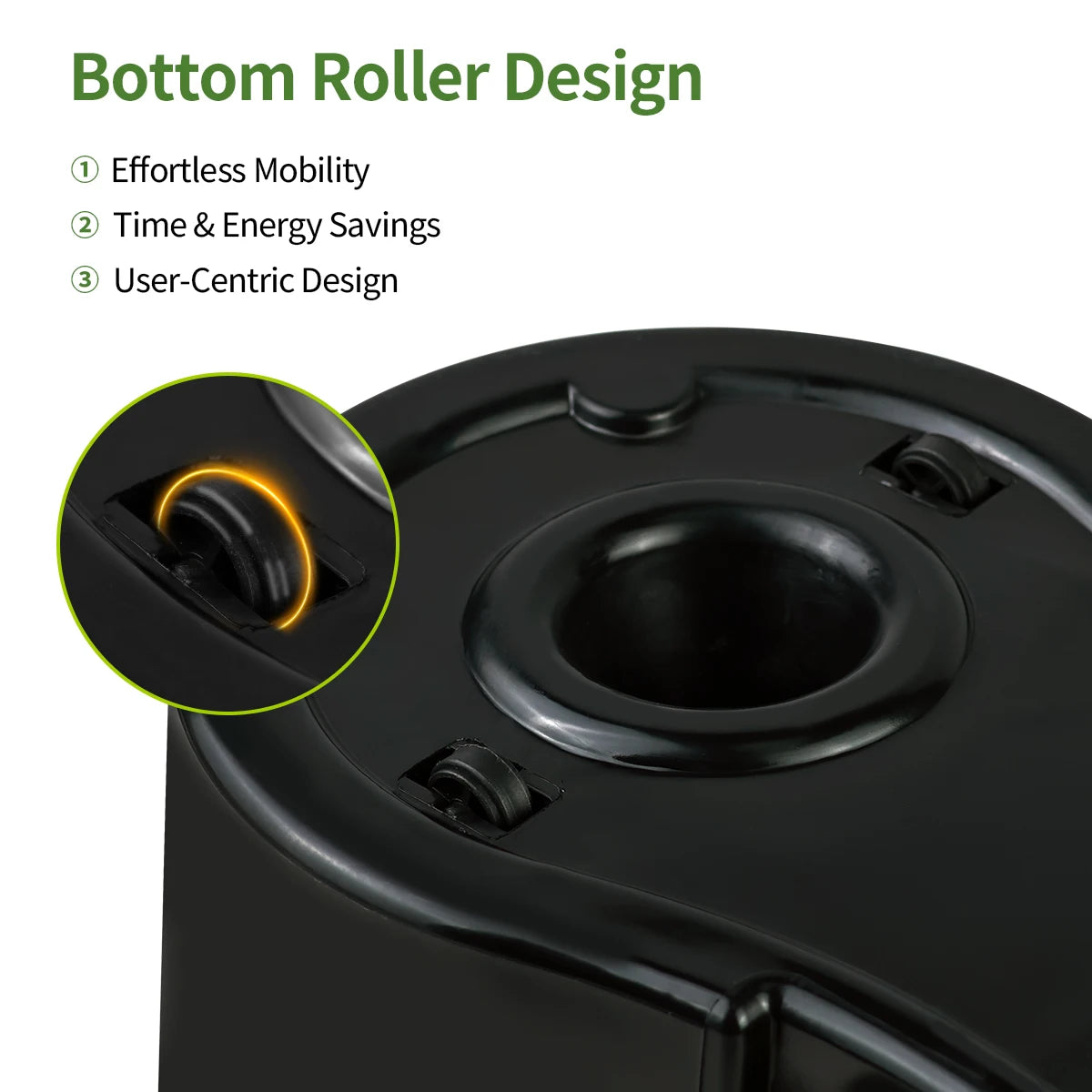 360 Degree Spin Mop System With Self Cleaning Bucket Heads