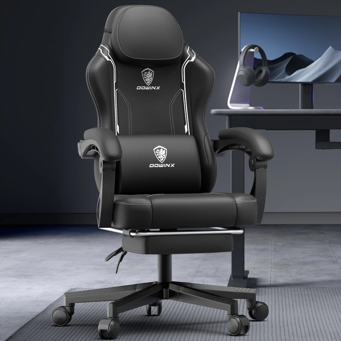 Dowinx Gaming Chair With Pocket Spring Cushion And Massage