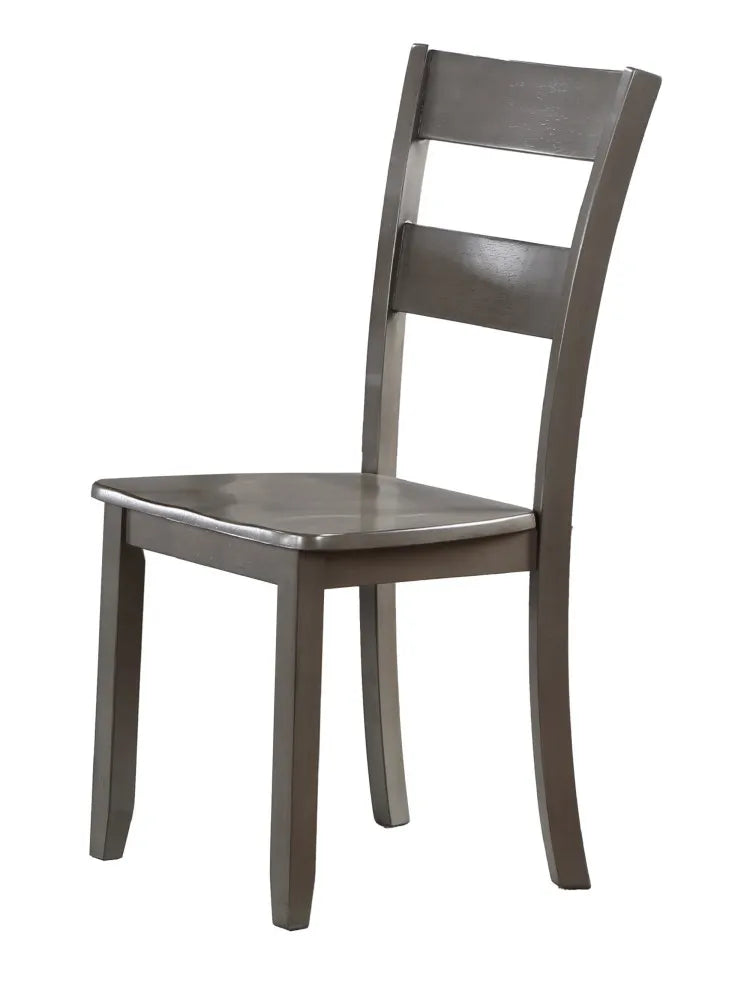 General Use Transitional Dining Side Chair Ladder Back Wood