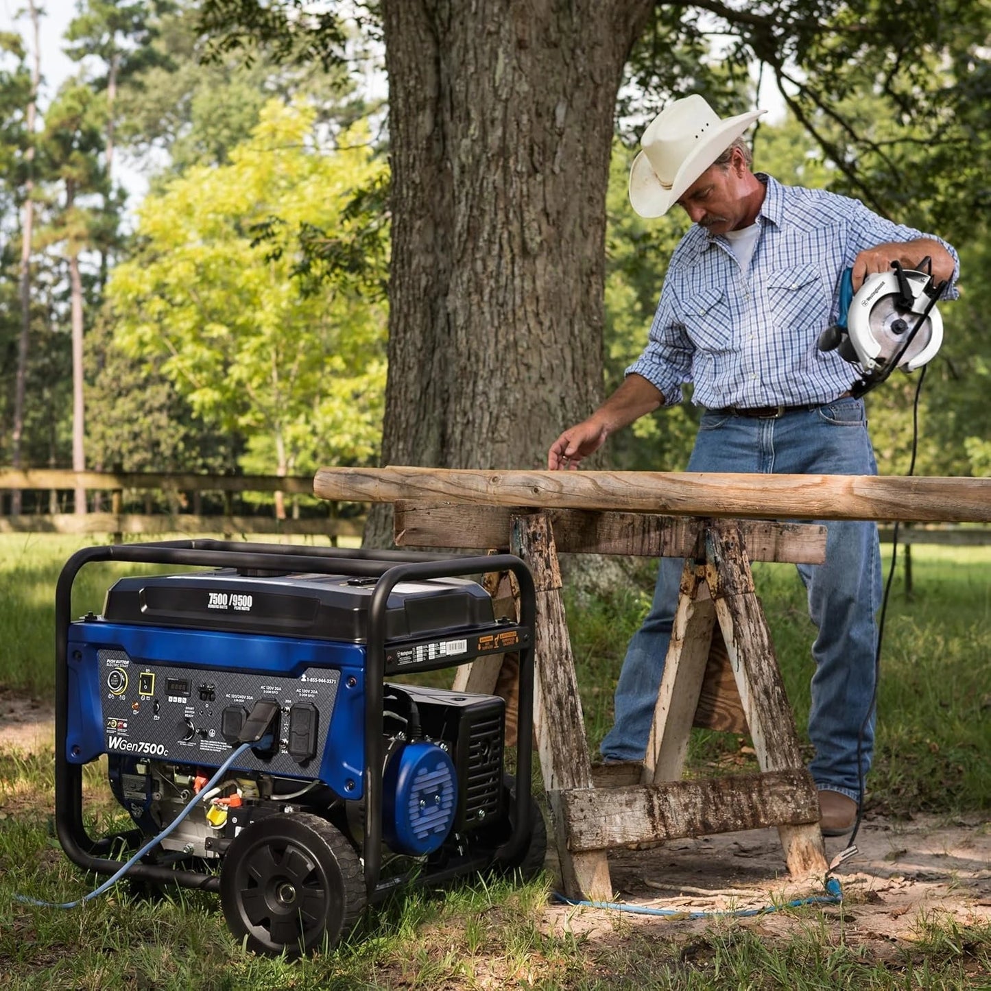 9500 Peak Watt Portable Generator With Remote Electric Start Auto Choke