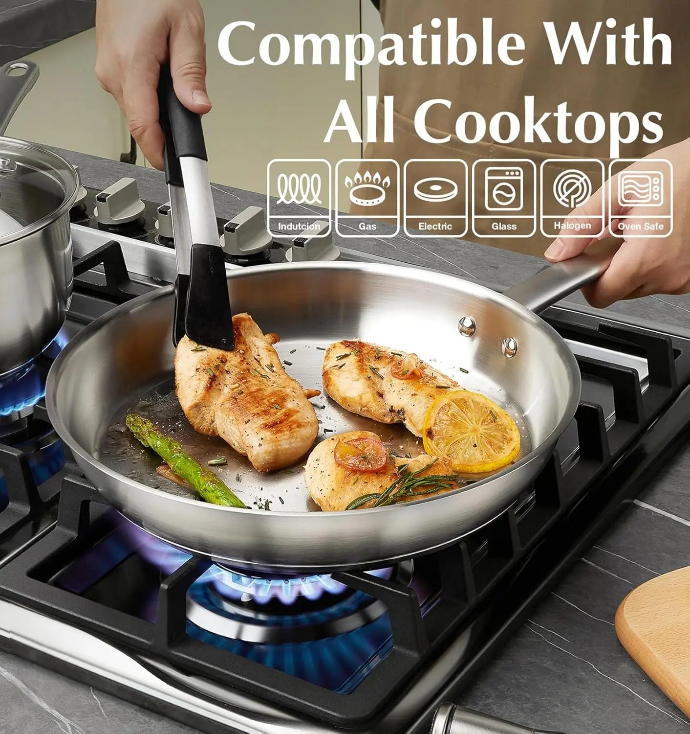 KOCH SYSTEME CS Stainless Steel Pan Set For Induction Cookware