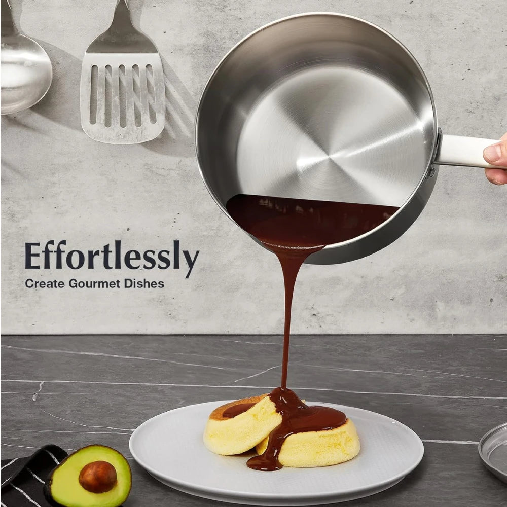 KOCH SYSTEME CS Stainless Steel Saucepan Set Induction Compatible