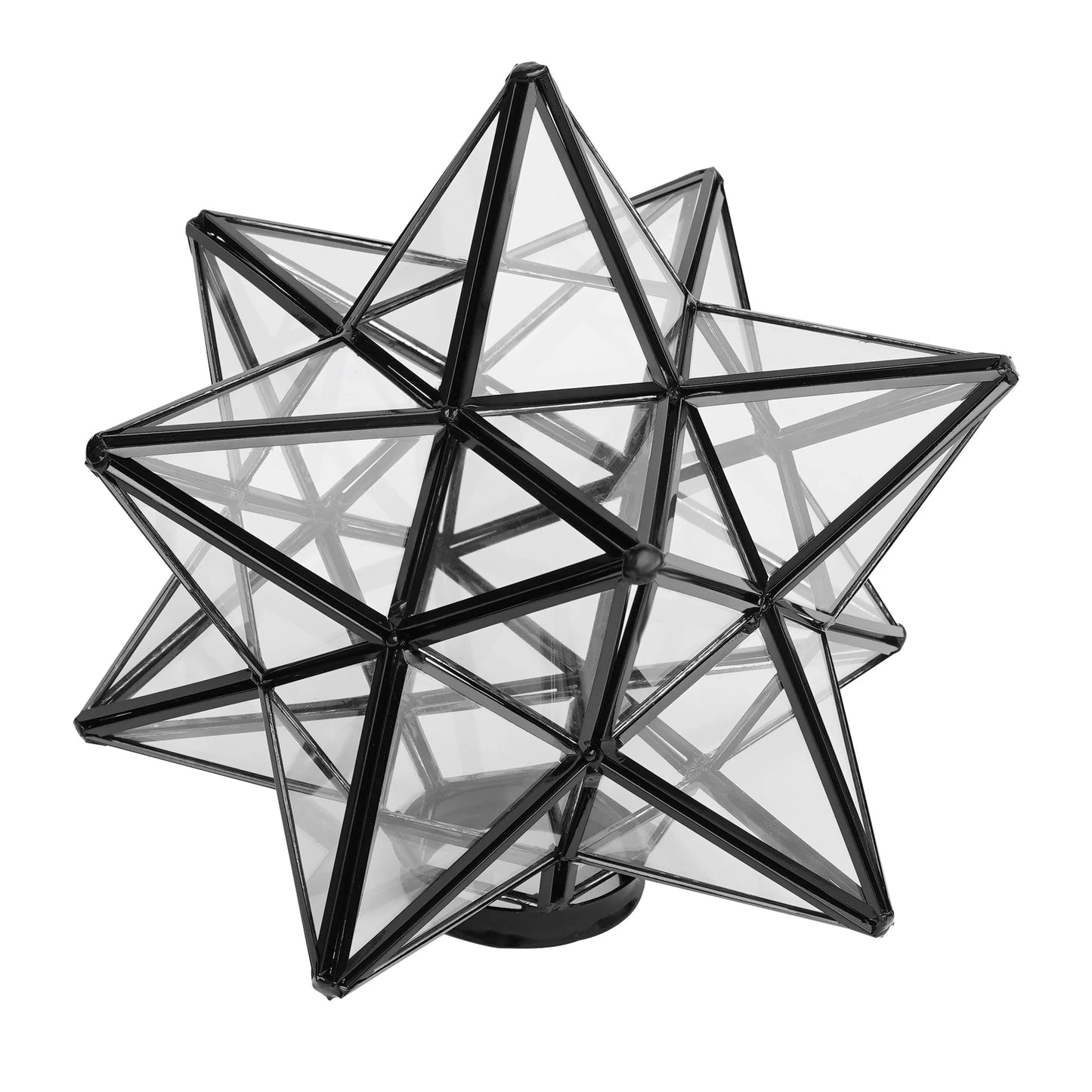 LOYALHEARTDY Star Ceiling Light With Glass Lampshade