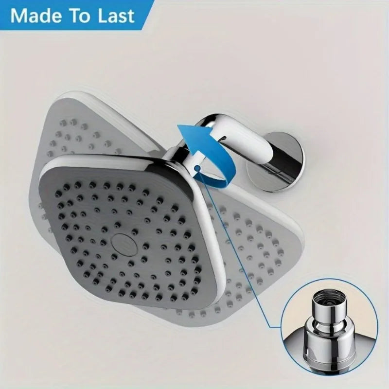 Hign-concerned Square Top Shower Head Wall Mounted Pro