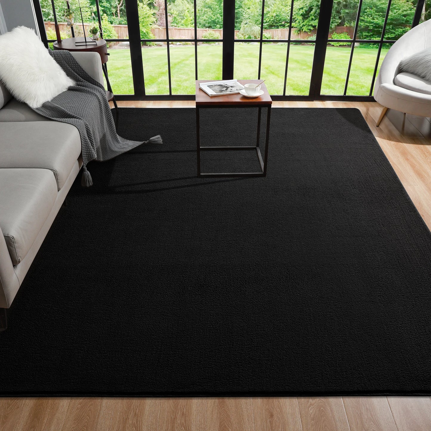Hign-concerned Living Room Rug Non-Slip Soft Floor Mat