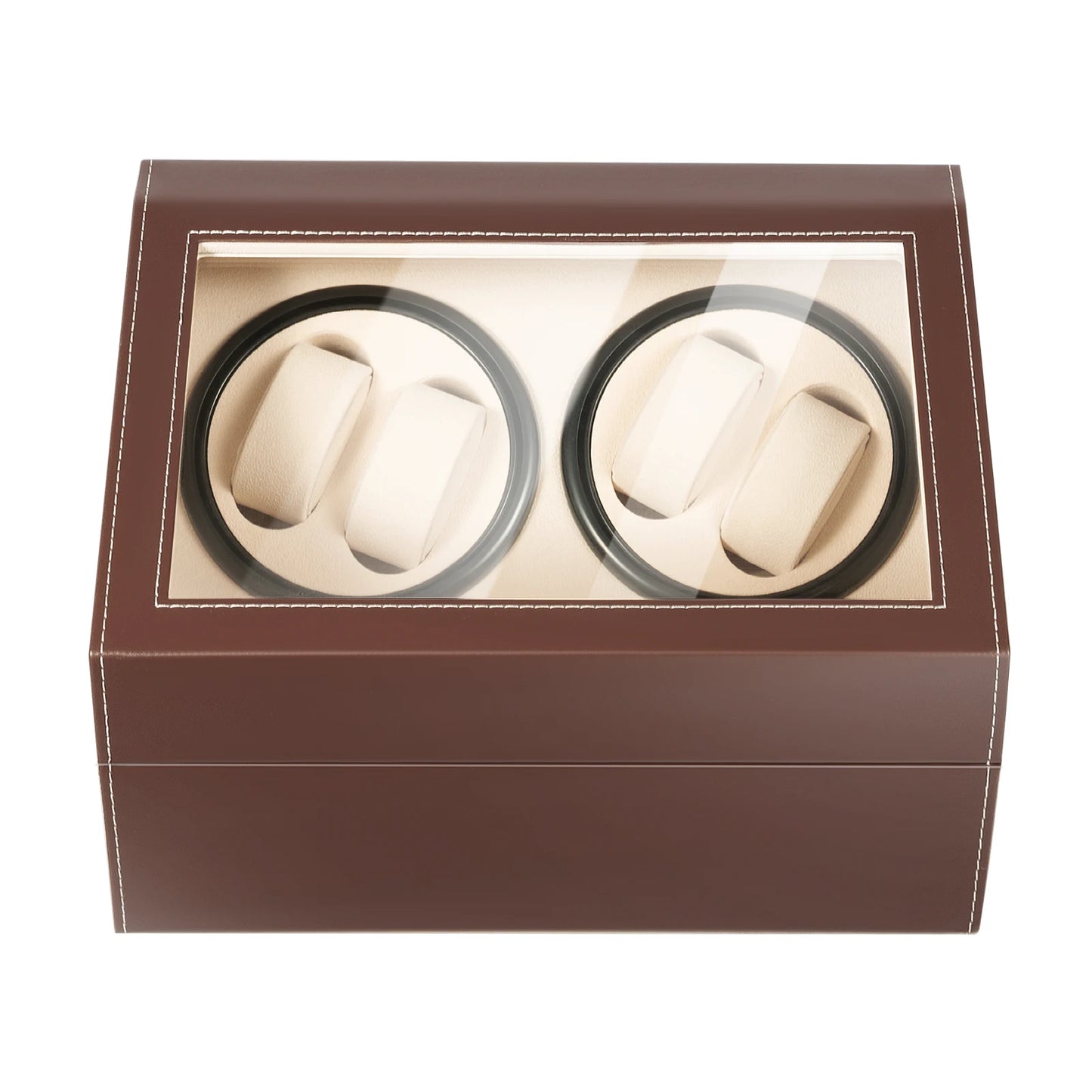 Watch Winder Automatic Rotation Velvet Display Box