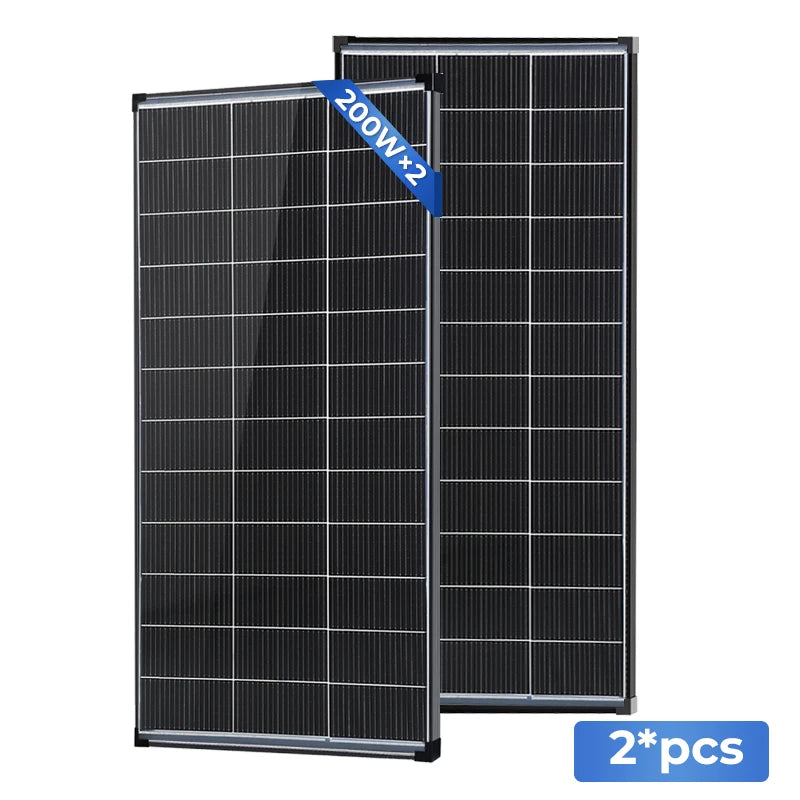 AeternaSol 400W 12V N Type Monocrystalline Solar Panel High Efficiency
