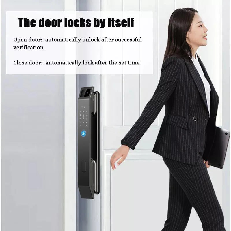 YKESDL 3D Face ID Door Lock With Camera Fingerprint