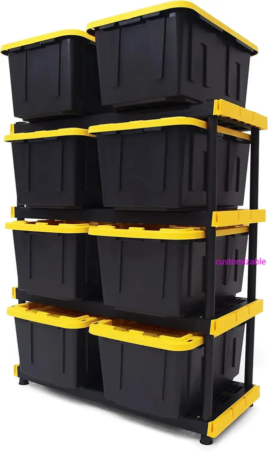 XMSJH Shelving Unit and Heavy Duty Storage Containers