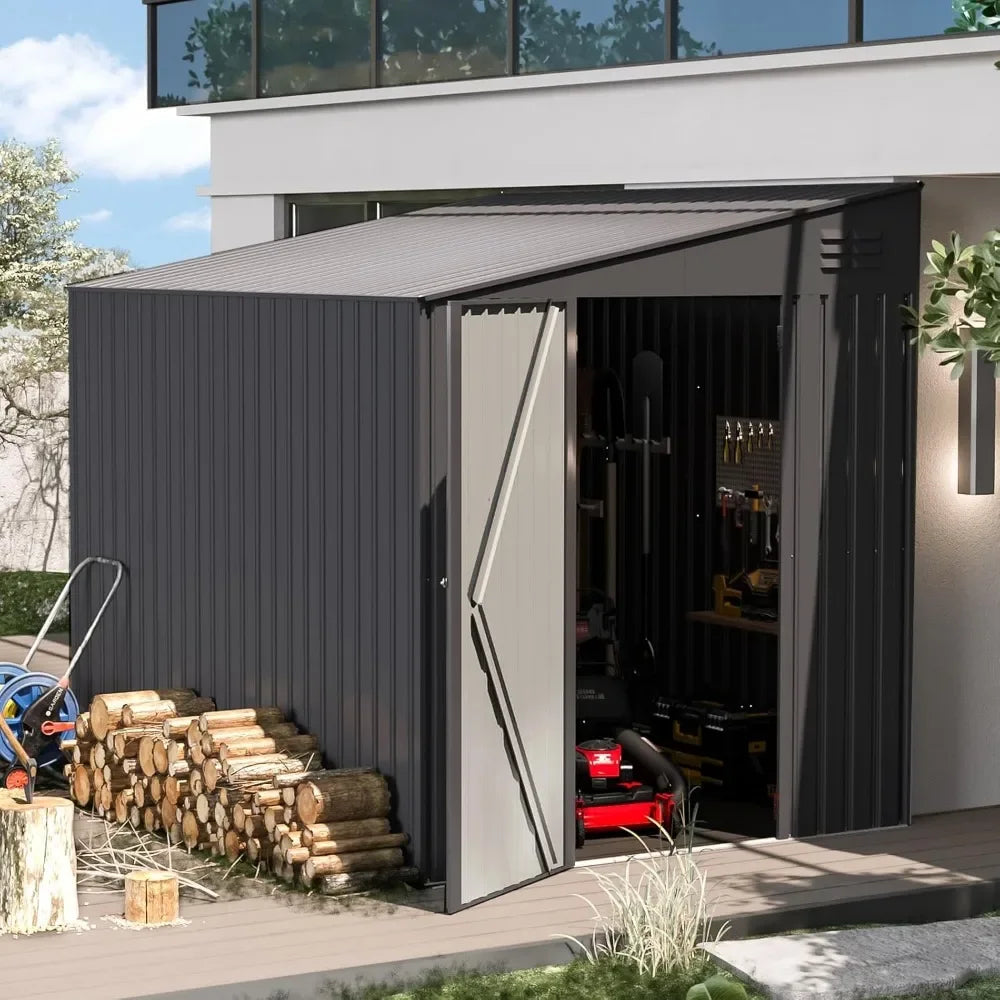 Outdoor Metal Shed For Garden Storage And Tools Unit