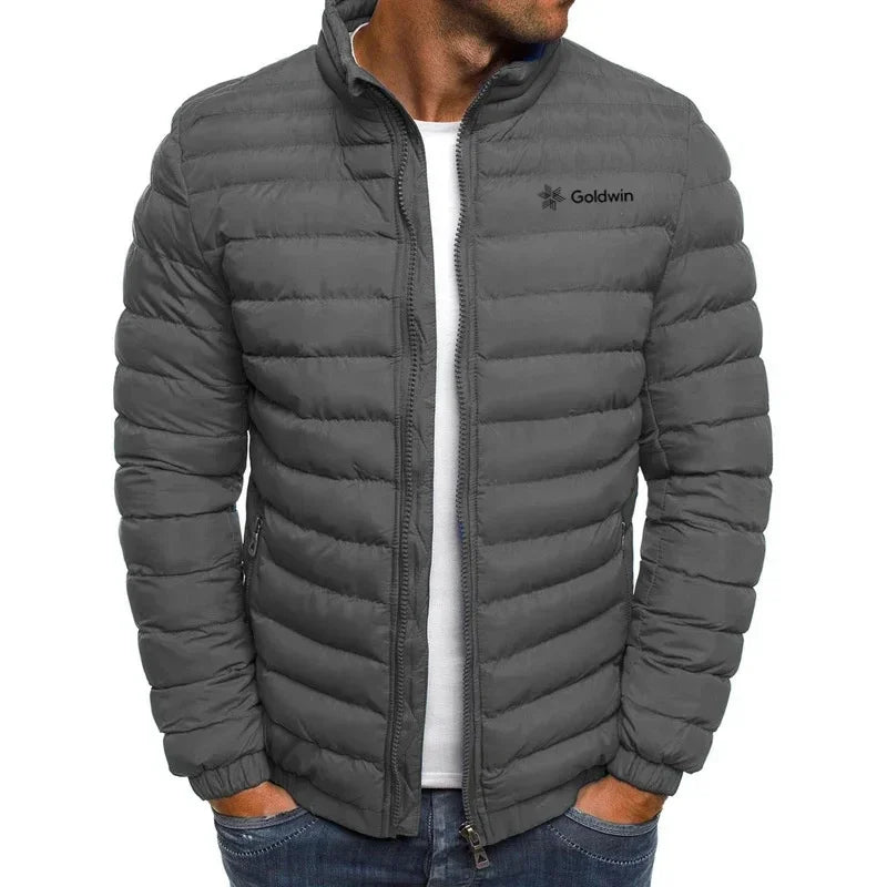CN Hunan Jiangxi Mens Zippered Winter Jacket Outerwear