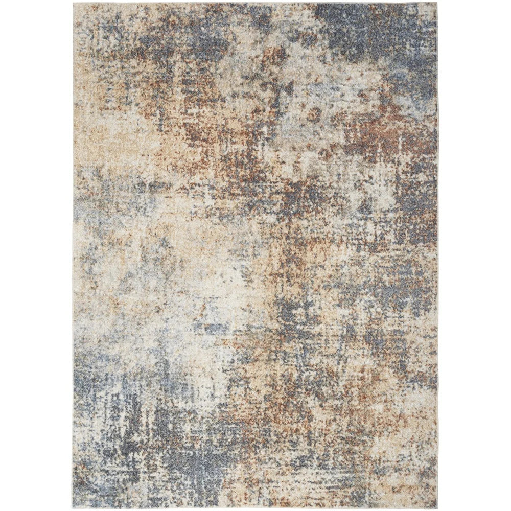 Astra Machine Washable Abstract Area Rug Easy Clean